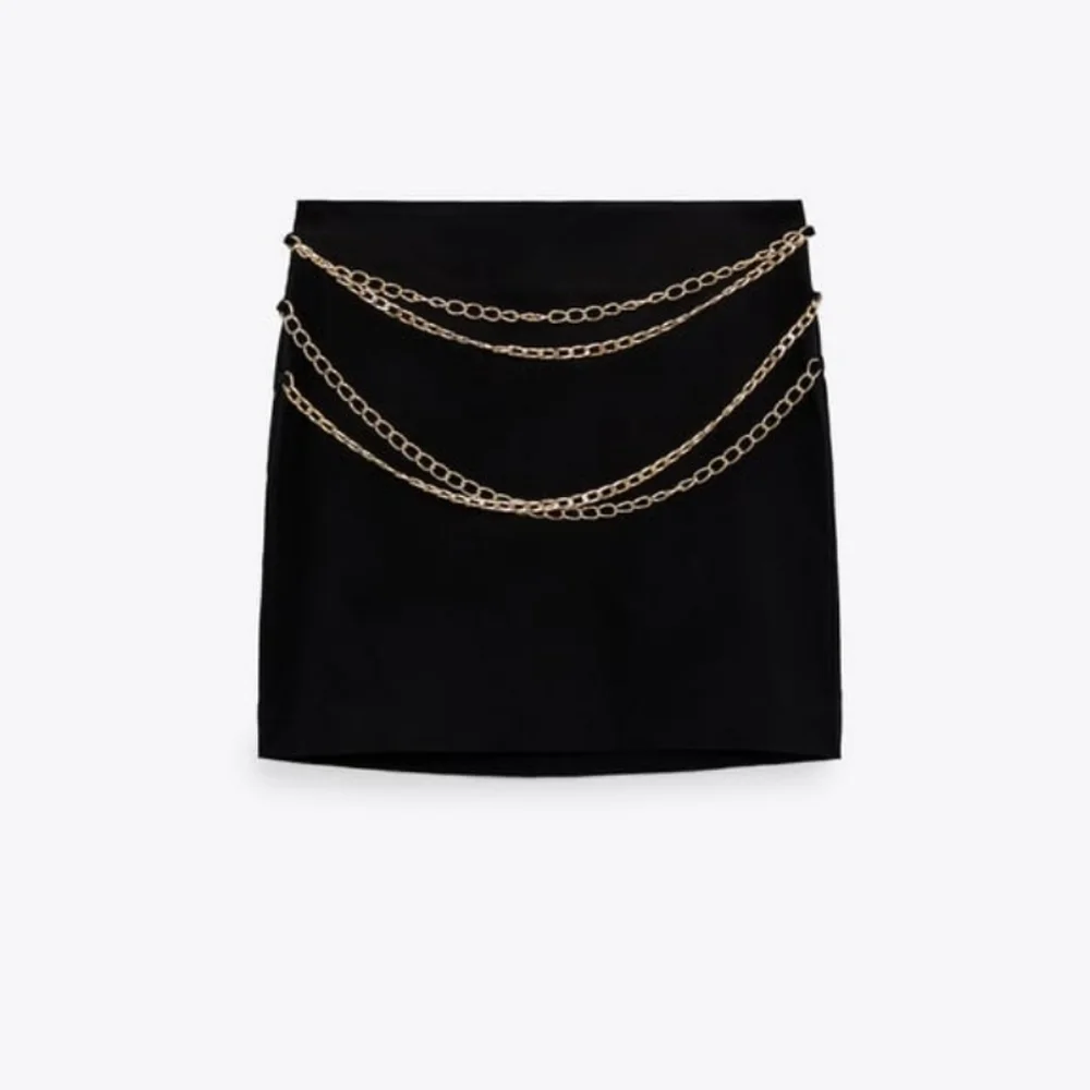 Zara Chain Mini Skirt NEW